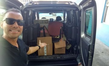 Donativos entregues na OSID